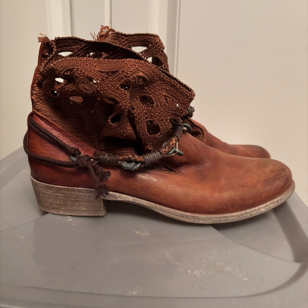 Free People Boho Western Style Boots - Picture 2 of 14